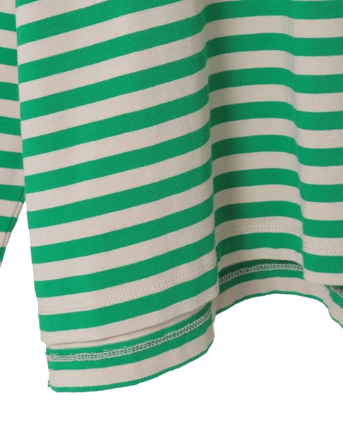 リラックス長袖Tシャツ 詳細画像 グリーン 16