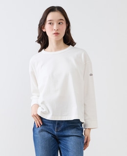 クルーネック長袖Tシャツ