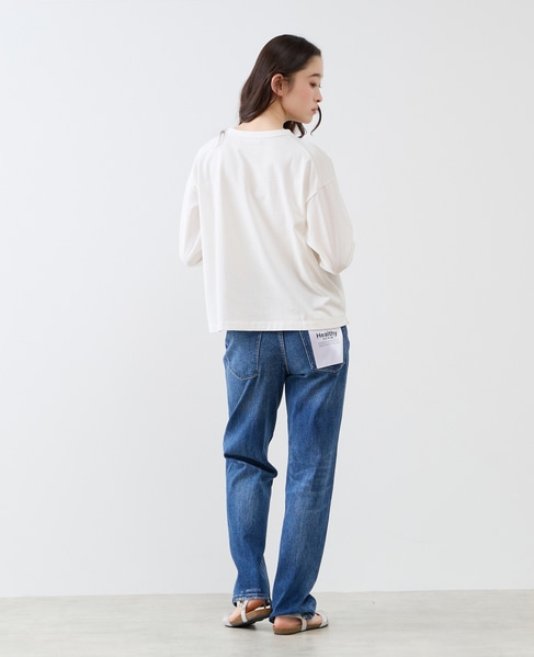 クルーネック長袖Tシャツ 詳細画像 オフホワイト 7