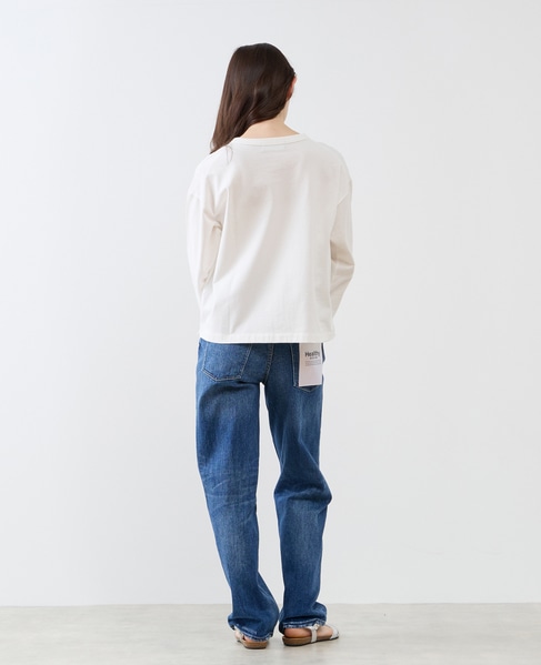 クルーネック長袖Tシャツ 詳細画像 オフホワイト 8