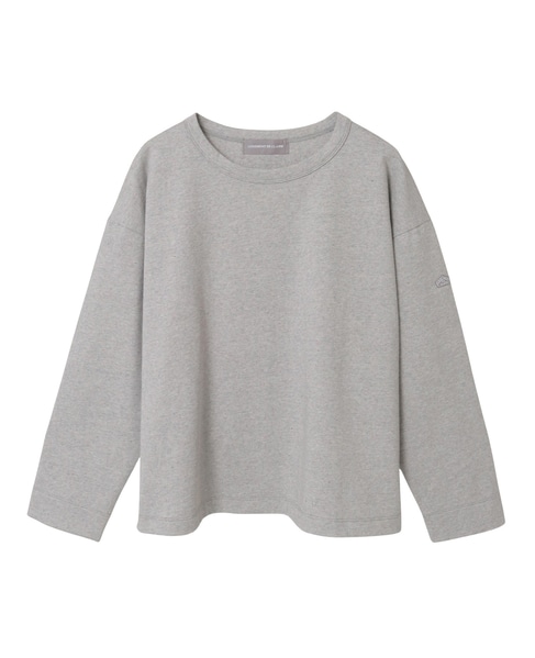 クルーネック長袖Tシャツ 詳細画像 グレー 4