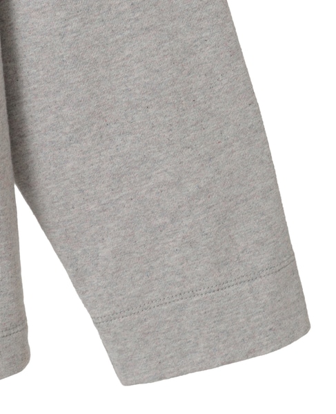 クルーネック長袖Tシャツ 詳細画像 グレー 7