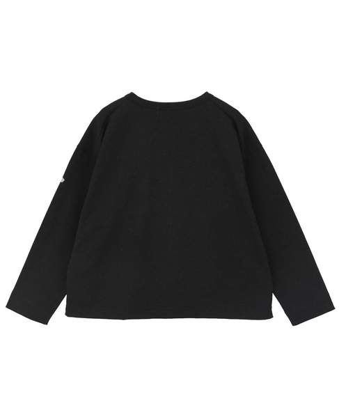 クルーネック長袖Tシャツ 詳細画像 ブラック 12