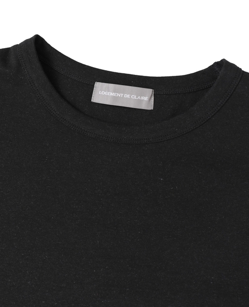 クルーネック長袖Tシャツ 詳細画像 ブラック 13