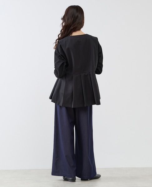 クルーネック長袖Tシャツ 詳細画像 ブラック 7