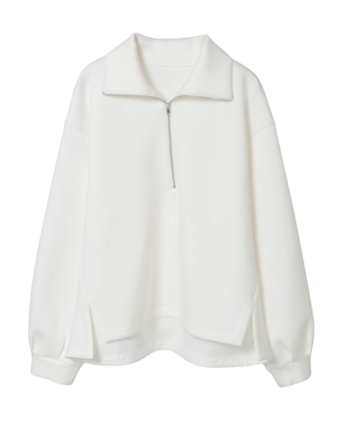 【LOURMARIN】ハーフジッププルオーバー 詳細画像 ホワイト 9