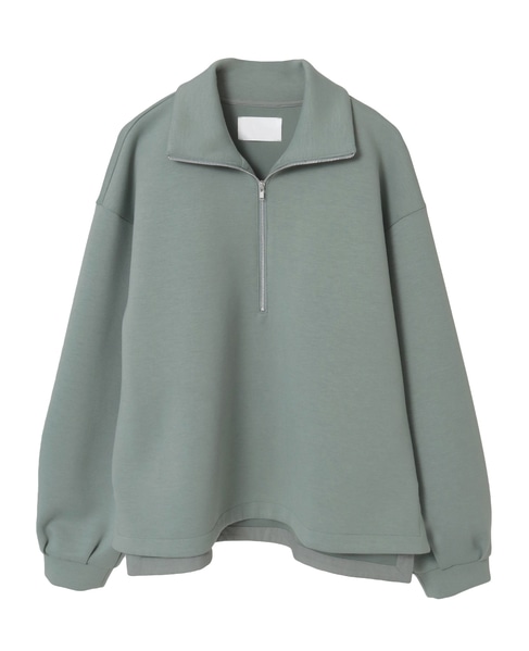 【LOURMARIN】ハーフジッププルオーバー 詳細画像 ミント 3