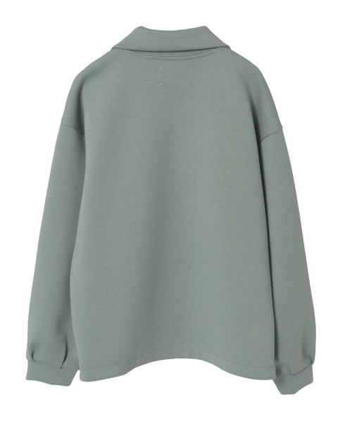 【LOURMARIN】ハーフジッププルオーバー 詳細画像 ミント 4