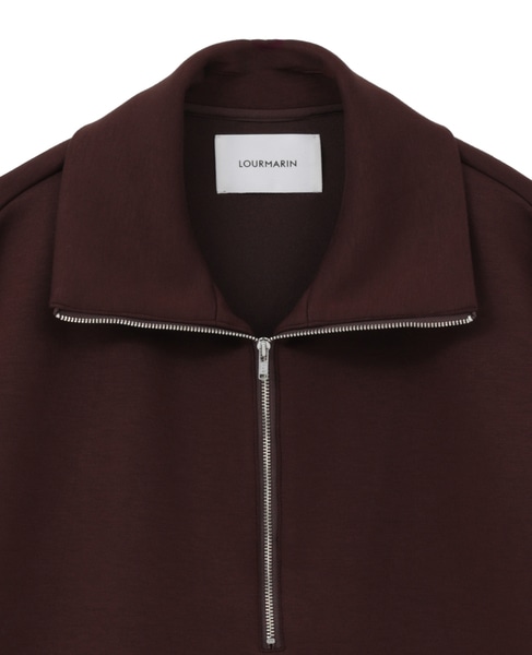 【LOURMARIN】ハーフジッププルオーバー 詳細画像 ブラウン 13