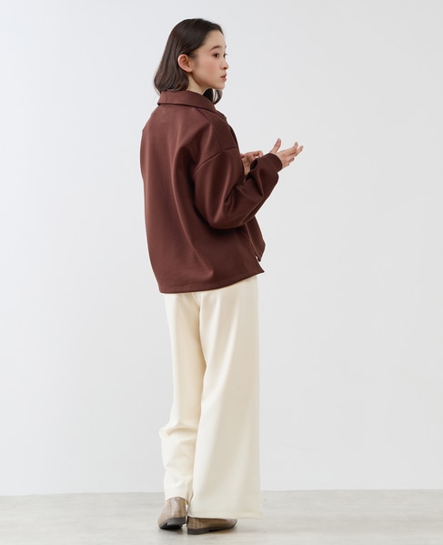 【LOURMARIN】ハーフジッププルオーバー 詳細画像 ブラウン 9