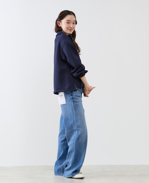 【LOURMARIN】ハーフジッププルオーバー 詳細画像 ネイビー 10