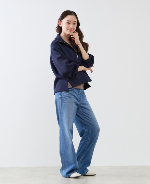 【LOURMARIN】ハーフジッププルオーバー 詳細画像 ネイビー 11