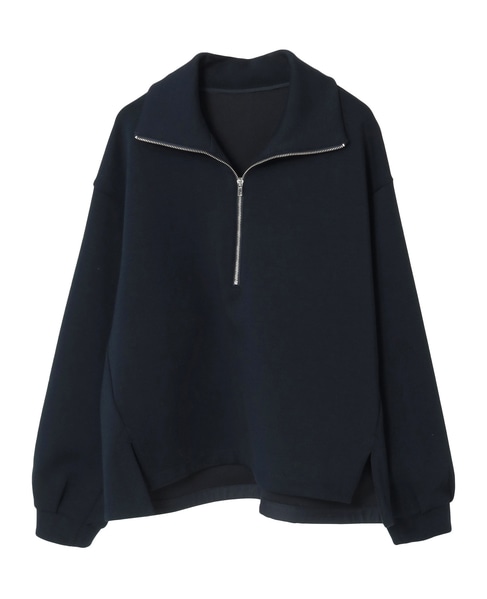 【LOURMARIN】ハーフジッププルオーバー 詳細画像 ネイビー 12