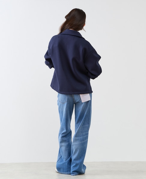 【LOURMARIN】ハーフジッププルオーバー 詳細画像 ネイビー 9