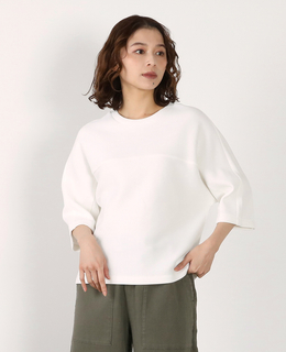 切り替え6分袖プルオーバー