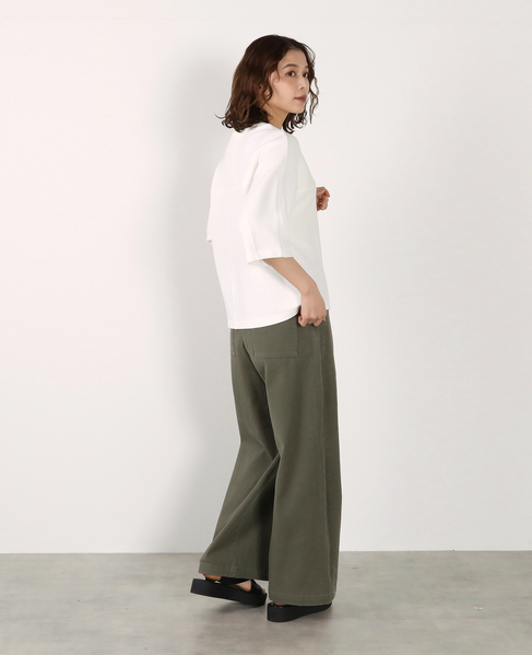 切り替え6分袖プルオーバー 詳細画像 オフホワイト 10