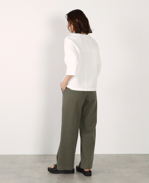 切り替え6分袖プルオーバー 詳細画像 オフホワイト 8