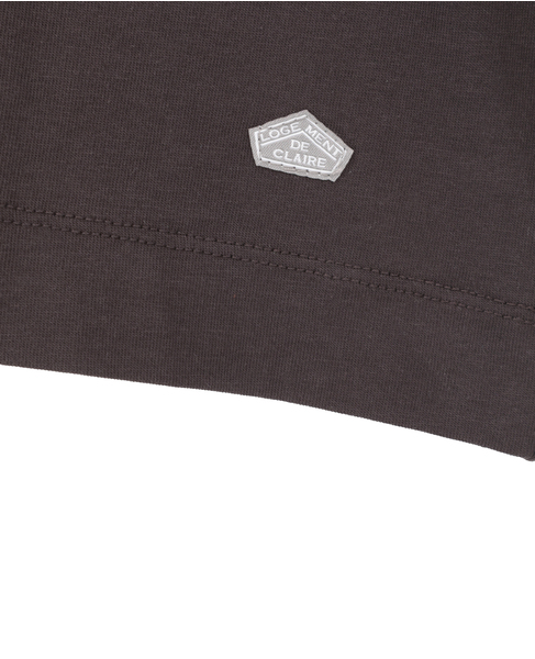 5分袖モックネックTシャツ 詳細画像 ダークブラウン 18