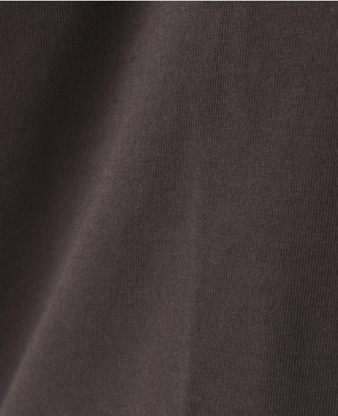 5分袖モックネックTシャツ 詳細画像 ダークブラウン 19