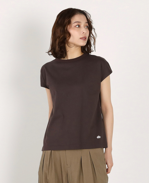 フレンチスリーブTシャツ 詳細画像 ダークブラウン 1
