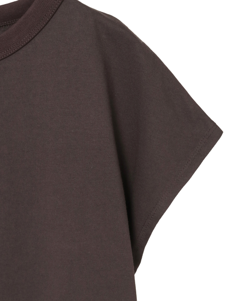 フレンチスリーブTシャツ 詳細画像 ダークブラウン 14