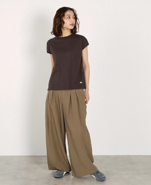 フレンチスリーブTシャツ 詳細画像 ダークブラウン 2