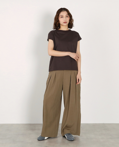 フレンチスリーブTシャツ 詳細画像 ダークブラウン 9