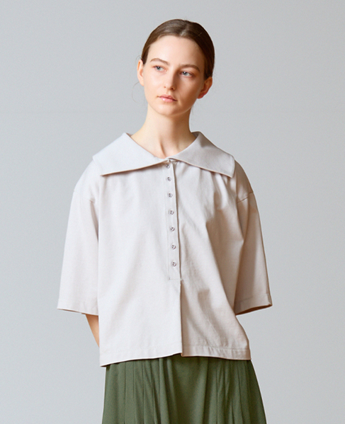 【LOURMARIN】ビックカラープルオーバー 詳細画像 ライトグレー 1