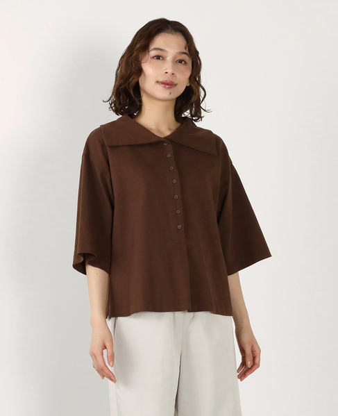 【LOURMARIN】ビックカラープルオーバー 詳細画像 ブラウン 1