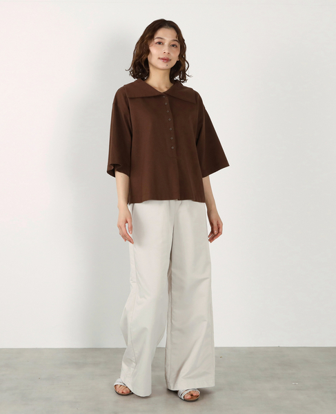 【LOURMARIN】ビックカラープルオーバー 詳細画像 ブラウン 2