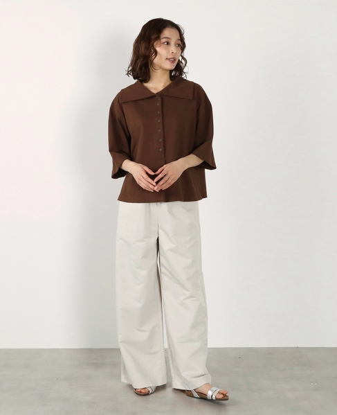 【LOURMARIN】ビックカラープルオーバー 詳細画像 ブラウン 3