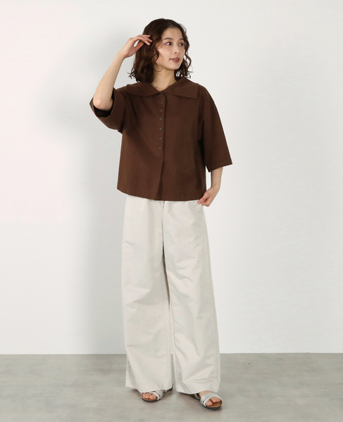 【LOURMARIN】ビックカラープルオーバー 詳細画像 ブラウン 5