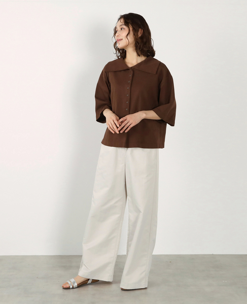 【LOURMARIN】ビックカラープルオーバー 詳細画像 ブラウン 6