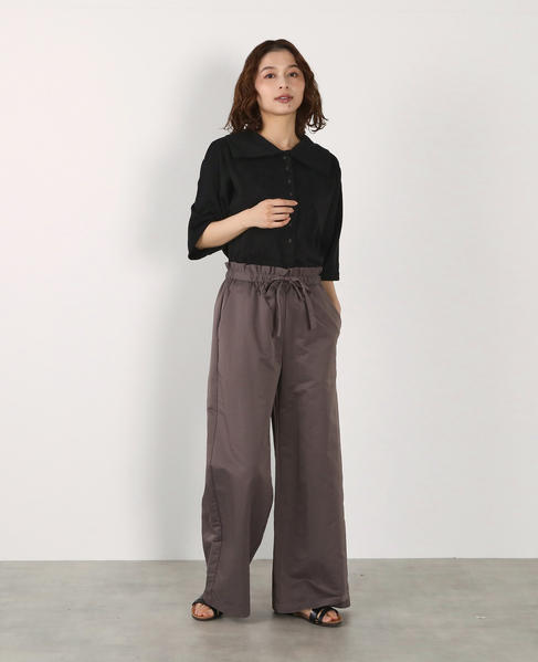 【LOURMARIN】ビックカラープルオーバー 詳細画像 ブラック 10