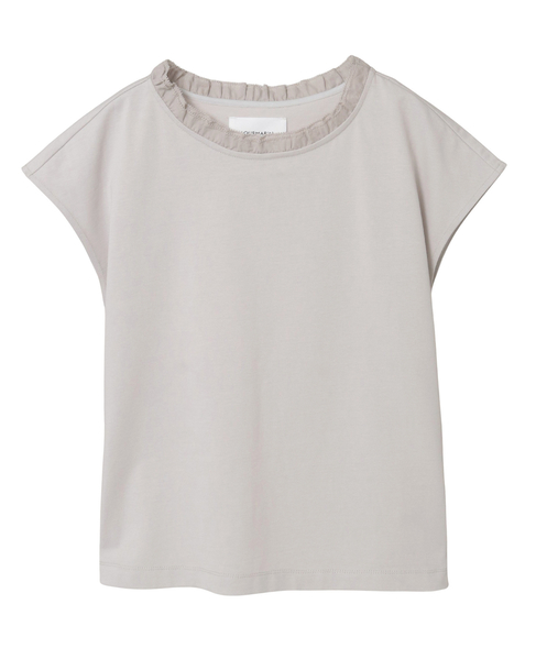 【LOURMARIN】フリル付きフレンチプルオーバー 詳細画像 ライトグレー 14