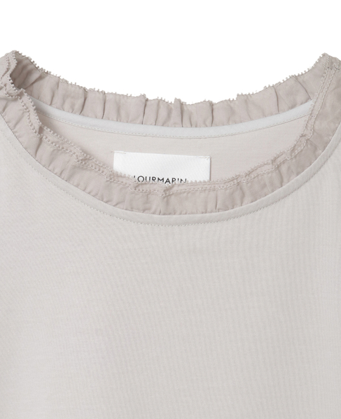 【LOURMARIN】フリル付きフレンチプルオーバー 詳細画像 ライトグレー 16