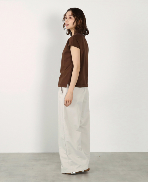 【LOURMARIN】フリル付きフレンチプルオーバー 詳細画像 ブラウン 5