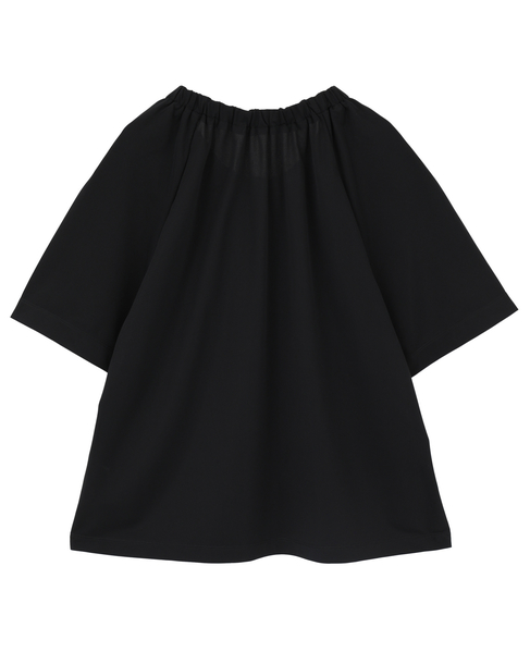 【Allease/オールイーズ】ギャザーカットブラウス 詳細画像 ブラック 2