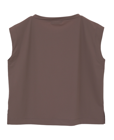 【Allease/オールイーズ】ノースリーブプルオーバー 詳細画像 ブラウン 2