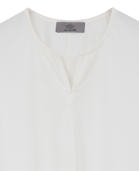 【Allease/オールイーズ】キーネックノースリーブプル 詳細画像 オフ 3