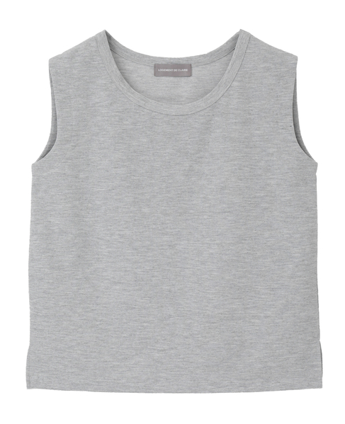 ノースリーブプルオーバー 詳細画像 杢グレー 1