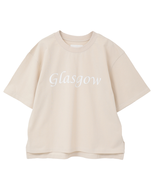 【LOURMARIN】ロゴプリントTシャツ 詳細画像 ベージュ 1