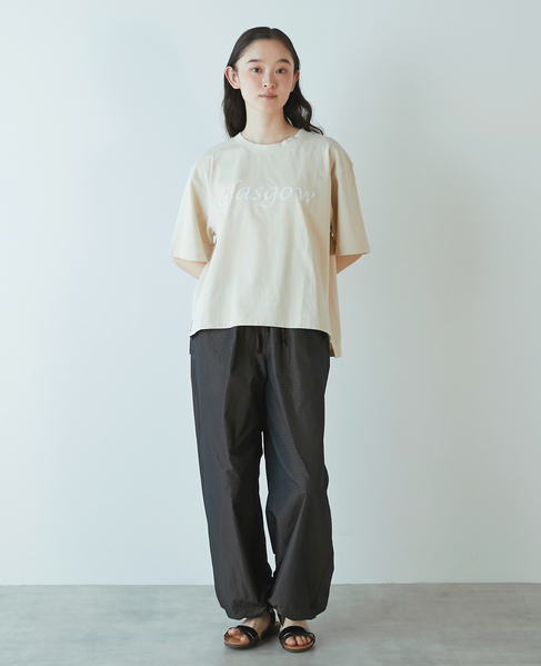 【LOURMARIN】ロゴプリントTシャツ 詳細画像 ベージュ 3
