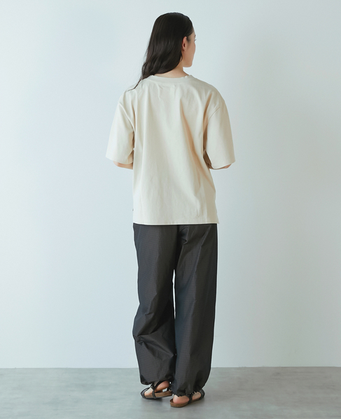 【LOURMARIN】ロゴプリントTシャツ 詳細画像 ベージュ 8
