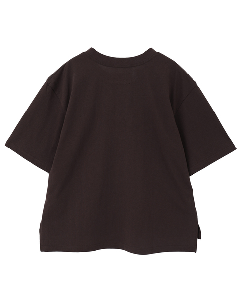 【LOURMARIN】ロゴプリントTシャツ 詳細画像 ブラウン 2