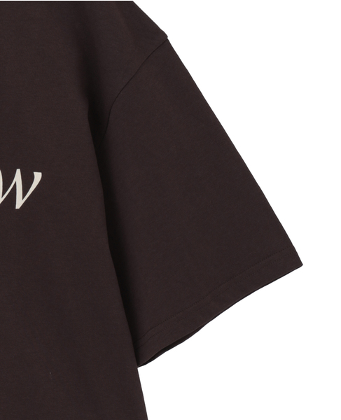 【LOURMARIN】ロゴプリントTシャツ 詳細画像 ブラウン 4