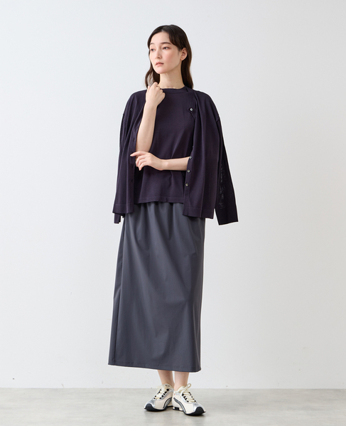 クルーネックカーディガン 詳細画像 ダークネイビー 2