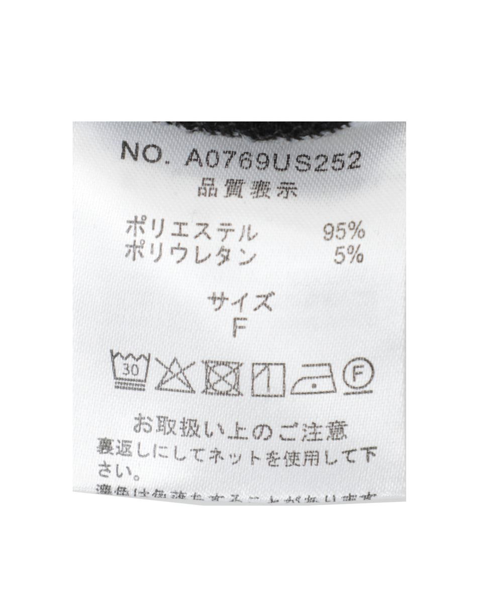 【LOURMARIN】ウエストリボンフレアースカート 詳細画像 ブラック 5