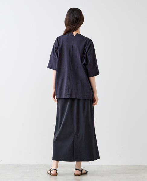 Vネックワイドシルエットプルオーバー 詳細画像 ダークネイビー 7