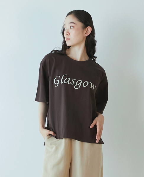 《追加》【LOURMARIN】ロゴプリントTシャツ 詳細画像 ブラウン 1